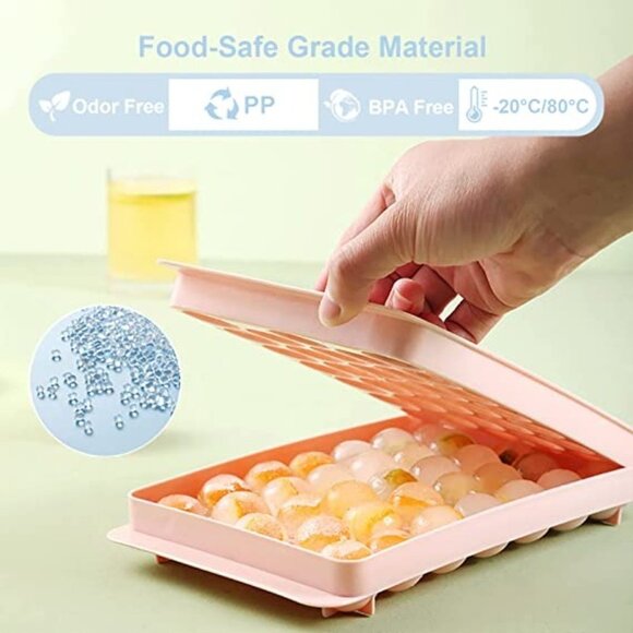 New Multi-grid Random Pink Ice Ball Molds Tray - Picture 6 of 6